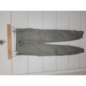 American Eagle Outfitters size 000 x-short army green relaxed mom jogger pants